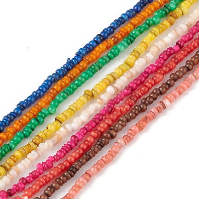 Natural Freshwater Shell Beads Strands SHEL-M018-06-1
