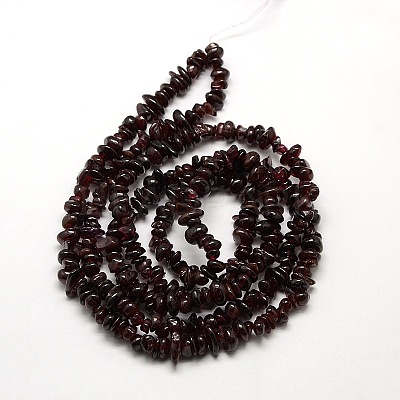 Natural Garnet Beads Strands G-P035-14-1