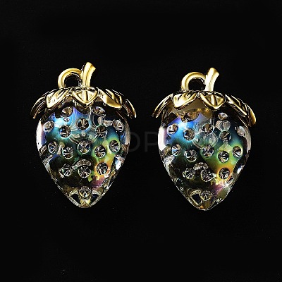 Transparent Acrylic Pendants MACR-K335-04A-01-1