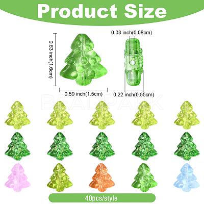40Pcs Dyed & Heated Glass Beads GLAA-FS0001-88B-1