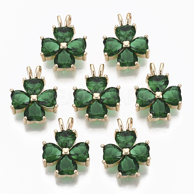 Glass Pendants GLAA-T021-03A-1