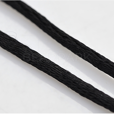 Nylon Satin Rattail Cords NWIR-O001-B-05-1
