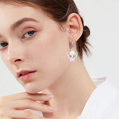 Acrylic & Alloy Pendant PALLOY-CA00011-1