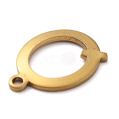 PVD Vacuum Plating 304 Stainless Steel Charms STAS-H112-Q-AB-1