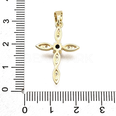 Brass Micro Pave Cubic Zirconia Pendants LS-KK-Z100-43G-01-1