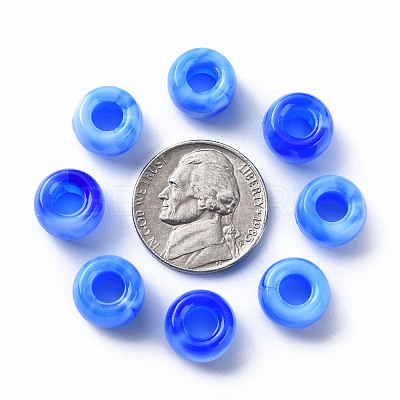 Acrylic European Beads MACR-S375-002A-02-1