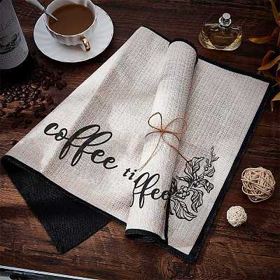 Coffee Theme Diablement Fort Cup Mats AJEW-WH0201-007-1