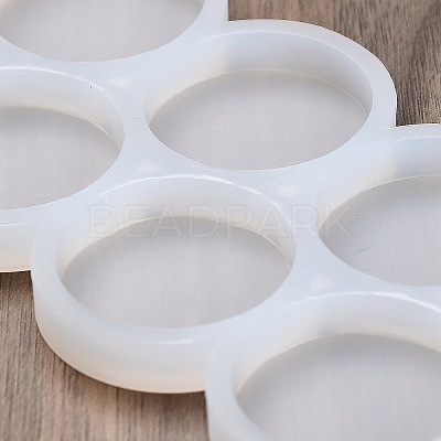 Flat Round DIY Silicone Molds DIY-A053-17A-1