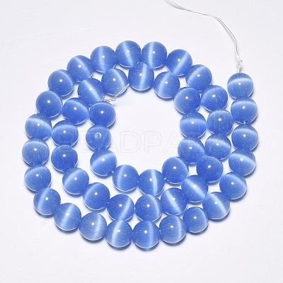 Cat Eye Beads Strands CE-M011-10mm-07-1