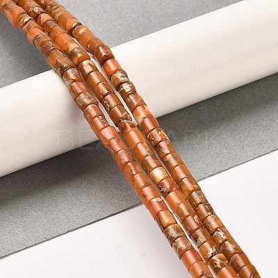 Synthetic Regalite/Imperial Jasper/Sea Sediment Jasper Beads Strands G-F765-E04-01-1