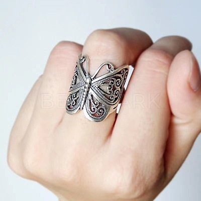 Retro Alloy Adjustable Finger Rings for Women FS-WG84129-02-1