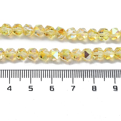 Electroplate Glass Beads EGLA-L018-B-AB06-1