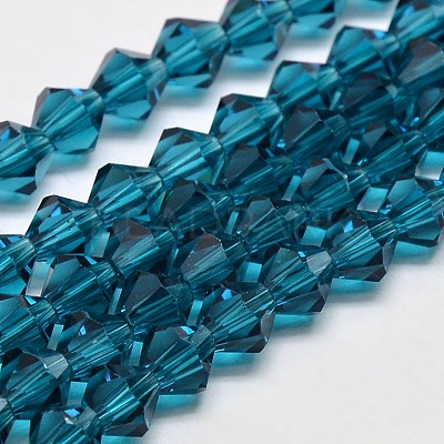 Imitate Austrian Crystal Bicone Glass Beads Strands LS-GLAA-F029-4x4mm-01-1