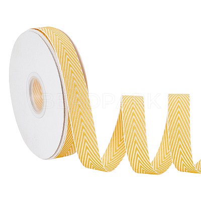 Polyester-cotton Ribbon OCOR-WH0048-04A-1