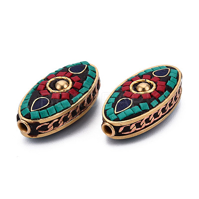 Handmade Indonesia Beads IPDL-E008-04A-1