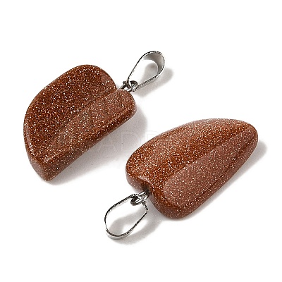 Synthetic Goldstone Pendants G-B127-01P-08-1