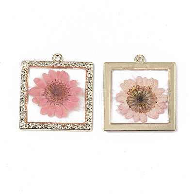 Epoxy Resin Pendants X-RESI-T045-029C-1