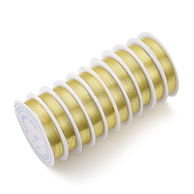Round Copper Jewelry Wire CWIR-Q006-0.5mm-G-1