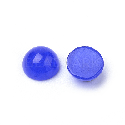 Natural White Jade Cabochons G-R416-6mm-03-1