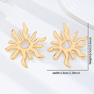 Alloy Stud Earrings for Women WG4FC58-01-1