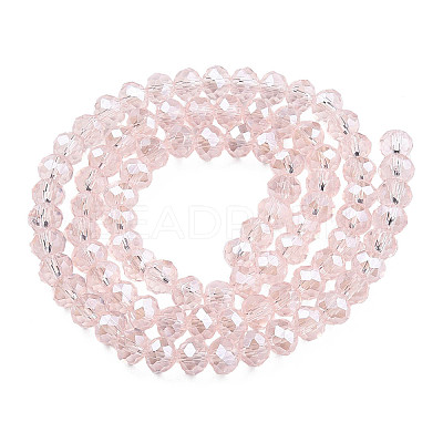 Electroplate Glass Beads Strands EGLA-A034-T4mm-A03-1