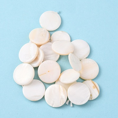 Natural Freshwater Shell Beads S00C20W3-1
