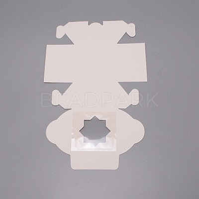 Square Kraft Paper Candy Boxes CON-WH0081-28-1