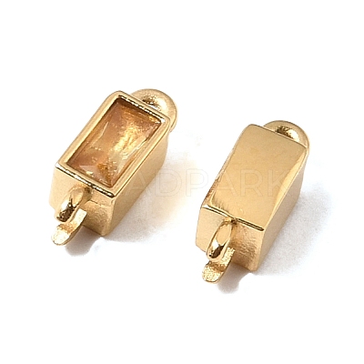 12 Colors 304 Stainless Steel Pave Cubic Zirconia Geometric Connector Charms SA-CBAFEA1-01D-G-1