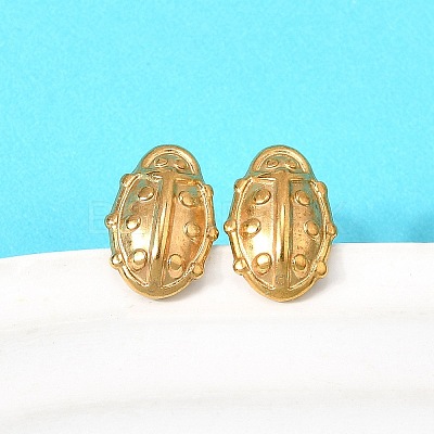 304 Stainless Steel Stud Earrings for Women EJEW-K243-16G-1