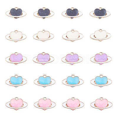 Alloy Enamel Pendants PALLOY-CJ0001-05-1