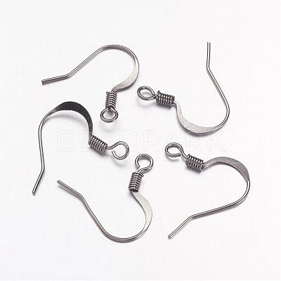 Brass French Earring Hooks KK-Q366-B-NF-1