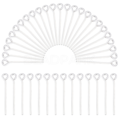 100Pcs Brass Eye Pins KK-BBC0024-76A-1