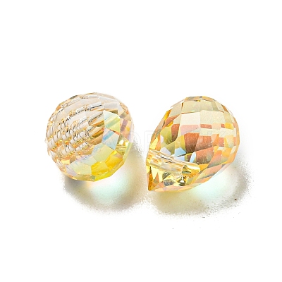 Electroplate Glass Beads EGLA-A041-02-HP02-1