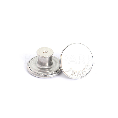Alloy Button Pins for Jeans PURS-PW0009-01C-02P-1