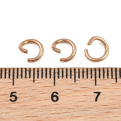 304 Stainless Steel Open Jump Rings STAS-M235-02G-RG-1