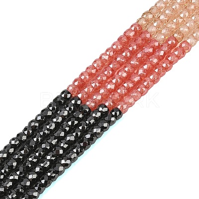 Cubic Zirconia Beads Strands ZIRC-P125-2x3mm-26-1