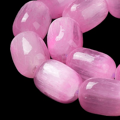 Natural Selenite Beads Strands G-F750-1