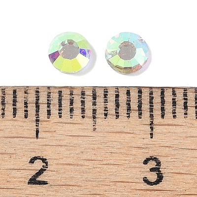 Glass Flat Back Rhinestone RGLA-C002-SS16-101-1