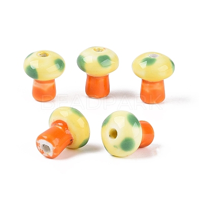 Handmade Porcelain Beads PORC-N012-03H-1