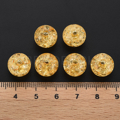 Transparent Crackle Acrylic Beads MACR-S373-66A-N13-1