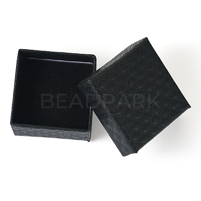 Rhombus Textured Cardboard Ring Gift Storage Boxes CON-TAC0001-07C-1