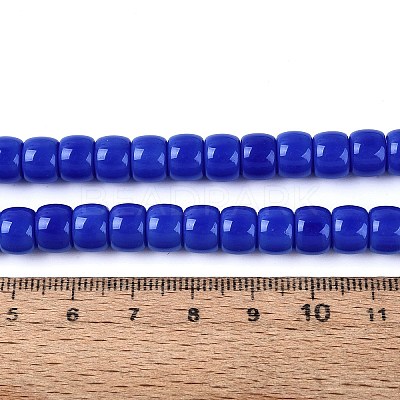 Opaque Glass Beads Strands GLAA-NH0002-B11-1