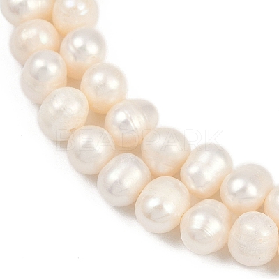 Natural Cultured Freshwater Pearl Beads Strands PEAR-I007-07X-12A-1