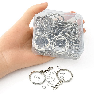 DIY Keychain Making Finding Kit DIY-YW0006-49-1