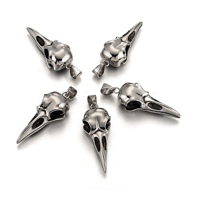 304 Stainless Steel Big Pendants STAS-H365-16-1