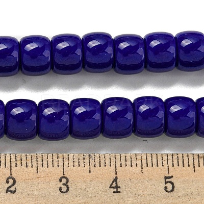 Opaque Glass Beads Strands X-GLAA-NH0002-B01-1