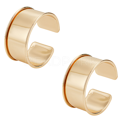 2Pcs Alloy Grooved Bangles FIND-UN0015-98A-1