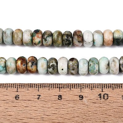 Natural Chrysocolla and Lapis Lazuli Beads Strands G-N367-02A-13-1