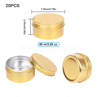 Round Aluminium Tin Cans CON-PH0001-69-1