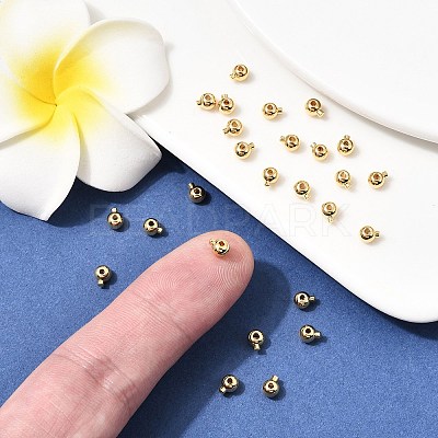 SHEGRACE Brass Crimp Beads XGR0054G-85G-1